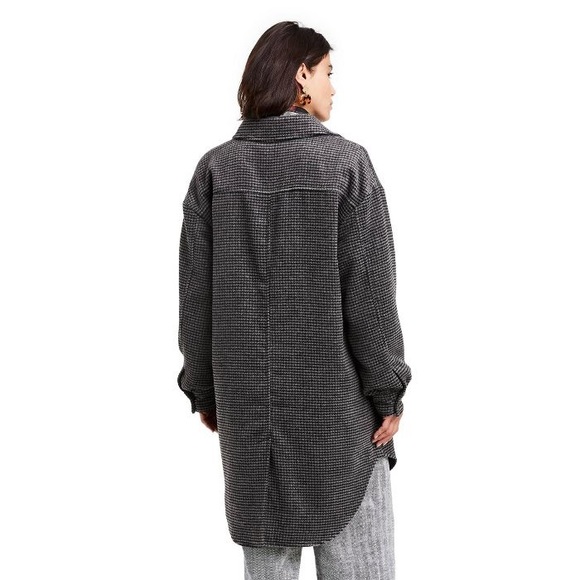 Rachel Comey x Target • Women's Checkered Oversized Shirt Jacket Dark Gray - Picture 2 of 12